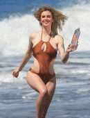 Ireland Baldwin in “138 Water” Swimsuit Photoshoot Candids in Malibu
