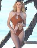 Ireland Baldwin in “138 Water” Swimsuit Photoshoot Candids in Malibu