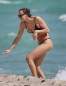 Irina Shayk in Thong Bikini at in Miami Beach