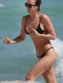 Irina Shayk in Thong Bikini at in Miami Beach
