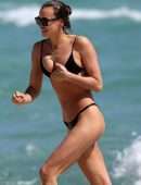 Irina Shayk in Thong Bikini at in Miami Beach