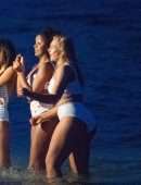 Iskra Lawrence Booty in Swimsuit, Photoshoot in Miami Beach