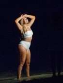 Iskra Lawrence Booty in Swimsuit, Photoshoot in Miami Beach