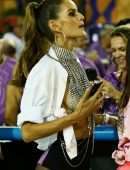 Izabel Goulart Braless Out at Carnival in Rio De Janeiro