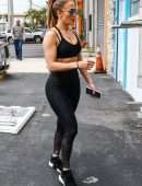 Jennifer Lopez Outside a Gym in Miami