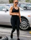 Jennifer Lopez Outside a Gym in Miami