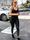 Jennifer Lopez Outside a Gym in Miami