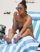 Jennifer Lopez Booty in Bikini at a Beach in The Bahamas