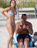 Jennifer Lopez Booty in Bikini at a Beach in The Bahamas