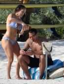 Jennifer Lopez Booty in Bikini at a Beach in The Bahamas