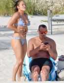Jennifer Lopez Booty in Bikini at a Beach in The Bahamas