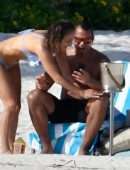 Jennifer Lopez Booty in Bikini at a Beach in The Bahamas