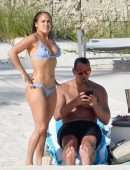 Jennifer Lopez Booty in Bikini at a Beach in The Bahamas