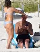 Jennifer Lopez Booty in Bikini at a Beach in The Bahamas