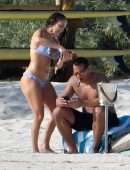 Jennifer Lopez Booty in Bikini at a Beach in The Bahamas