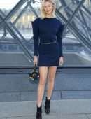 Karlie Kloss at Louis Vuitton Show during Paris Fashion Week