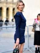 Karlie Kloss at Louis Vuitton Show during Paris Fashion Week