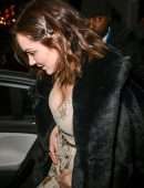 Katharine McPhee Outside the Adelphi Theatre in London