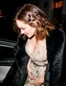 Katharine McPhee Outside the Adelphi Theatre in London