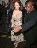 Katharine McPhee Outside the Adelphi Theatre in London
