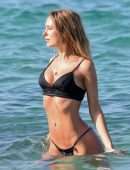 Kimberley Garner in Bikini on the Beach in Miami
