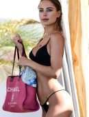Kimberley Garner in Bikini on the Beach in Miami