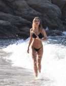 Kimberley Garner in Bikini on the Beach in Miami
