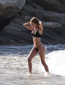 Kimberley Garner in Bikini on the Beach in Miami