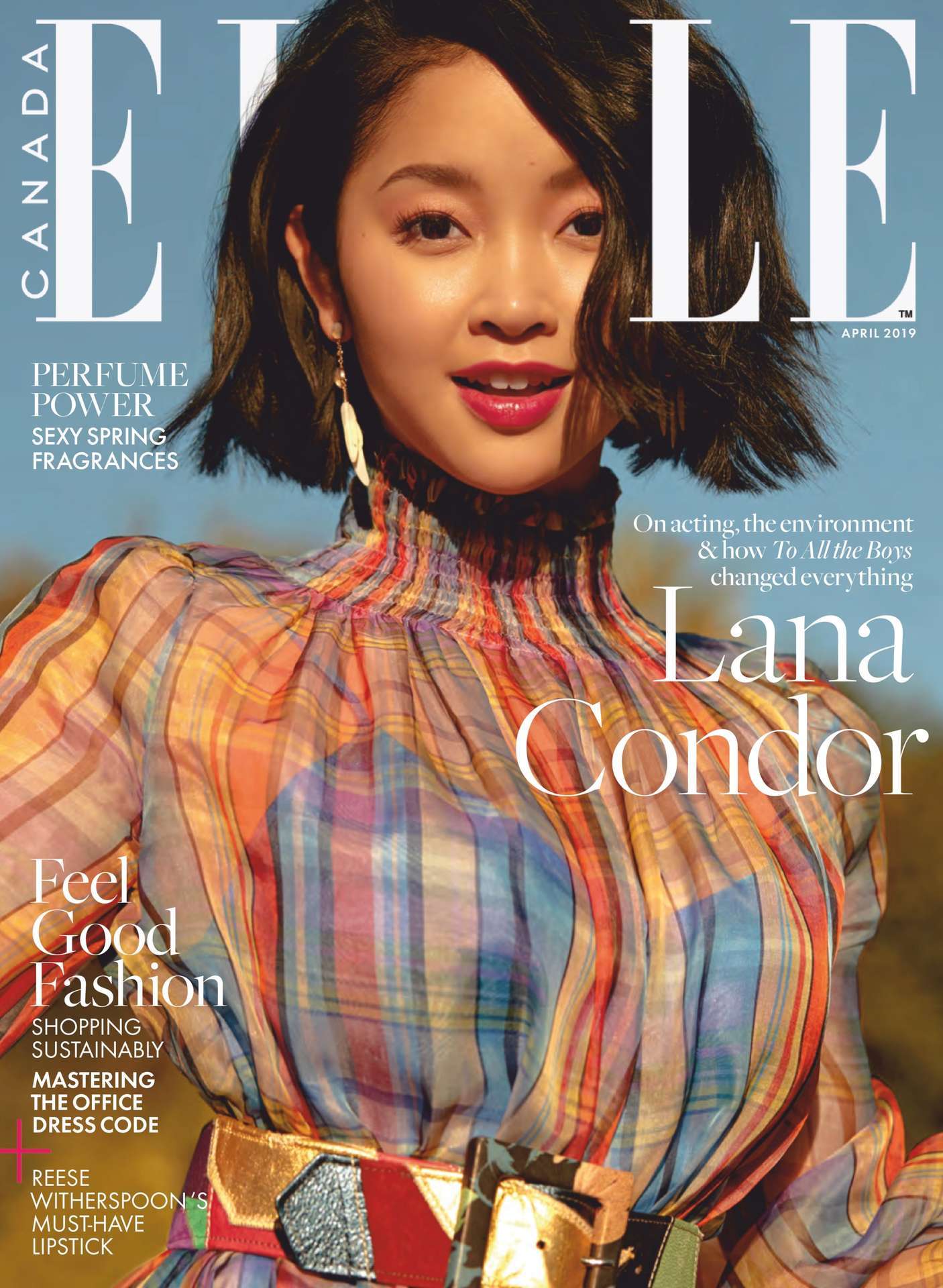 Lana Condor - Elle Magazine Canada - April 2019