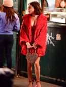Lucy Hale on the Set of 'Katy Keene' in NYC