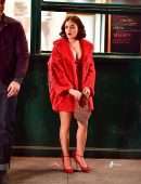 Lucy Hale on the Set of 'Katy Keene' in NYC