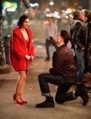 Lucy Hale on the Set of 'Katy Keene' in NYC