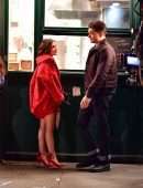 Lucy Hale on the Set of 'Katy Keene' in NYC