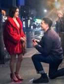 Lucy Hale on the Set of 'Katy Keene' in NYC