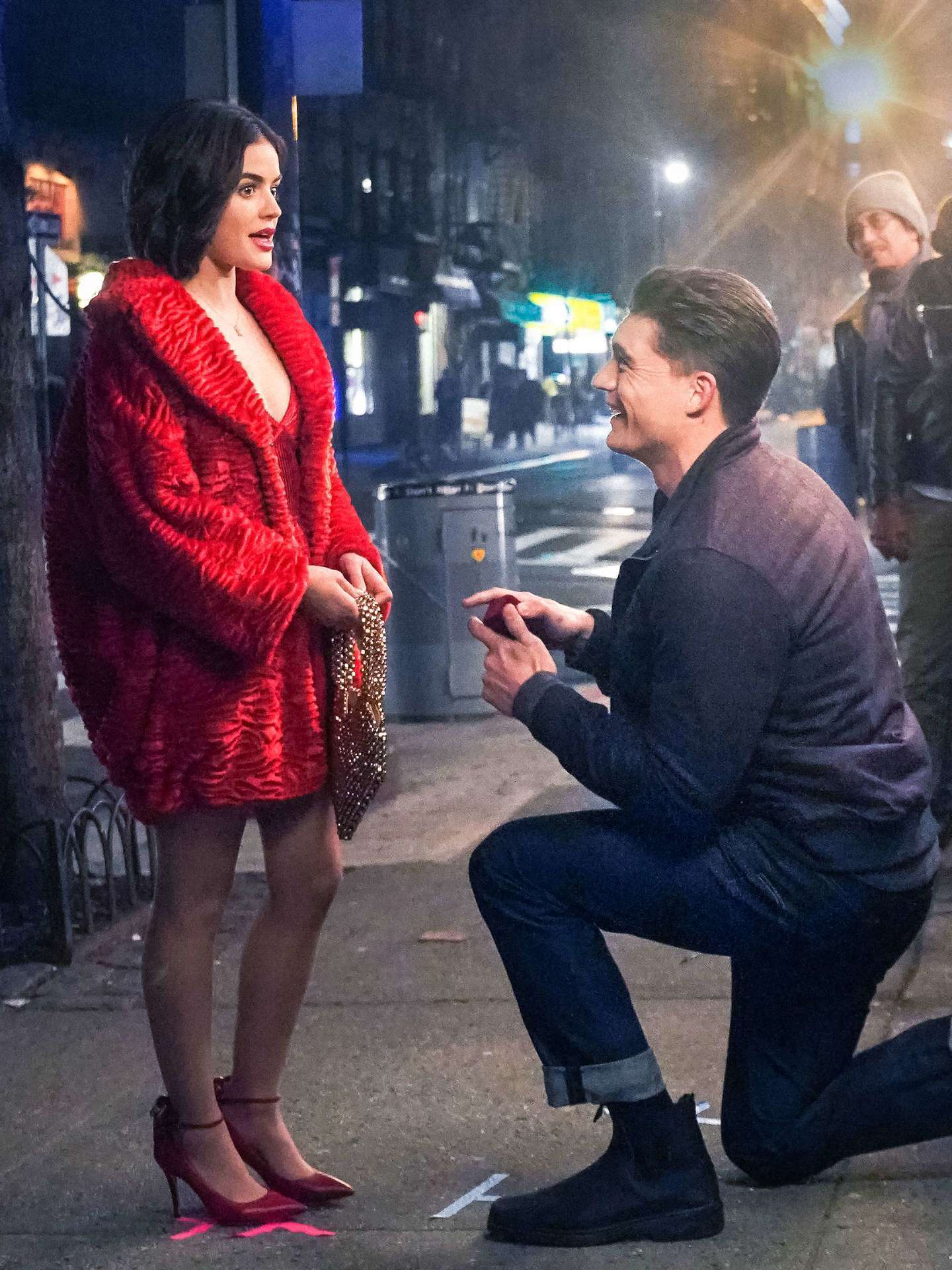 Lucy Hale on the Set of 'Katy Keene' in NYC
