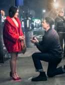 Lucy Hale on the Set of 'Katy Keene' in NYC