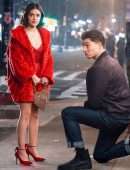 Lucy Hale on the Set of 'Katy Keene' in NYC