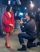 Lucy Hale on the Set of 'Katy Keene' in NYC