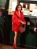 Lucy Hale on the Set of 'Katy Keene' in NYC
