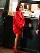 Lucy Hale on the Set of 'Katy Keene' in NYC