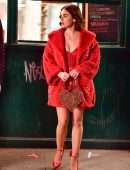 Lucy Hale on the Set of 'Katy Keene' in NYC