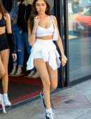 Madison Beer Leggy, Out and About in West Hollywood
