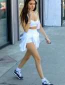 Madison Beer Leggy, Out and About in West Hollywood