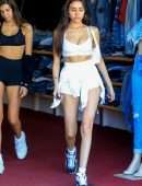 Madison Beer Leggy, Out and About in West Hollywood