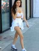 Madison Beer Leggy, Out and About in West Hollywood