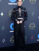 Maia Mitchell at Freeform Summit in Los Angeles