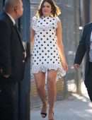 Mandy Moore Arriving at Jimmy Kimmel Live! in Hollywood