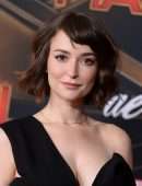 Milana Vayntrub at the Premiere of Captain Marvel in Hollywood