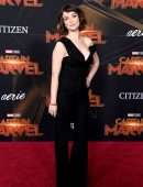 Milana Vayntrub at the Premiere of Captain Marvel in Hollywood