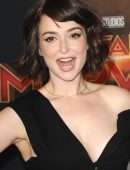 Milana Vayntrub at the Premiere of Captain Marvel in Hollywood
